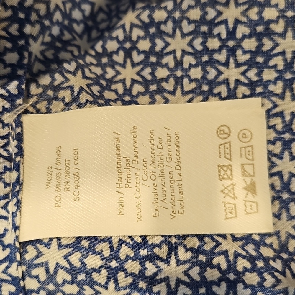 Boden Cora Mosaic Tile Boho Tunic Top Shirt Geometric Ladies 2 Small - Picture 9 of 10